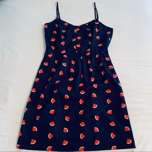 J Crew watermelon dress with pockets! Size 6